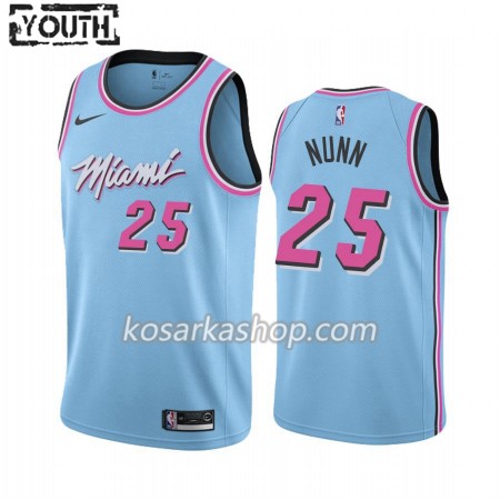 Dres Miami Heat Kendrick Nunn 25 Nike 2019-20 City Edition Swingman - Dječji